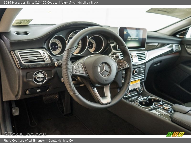 Iridium Silver Metallic / Black 2016 Mercedes-Benz CLS 400 Coupe