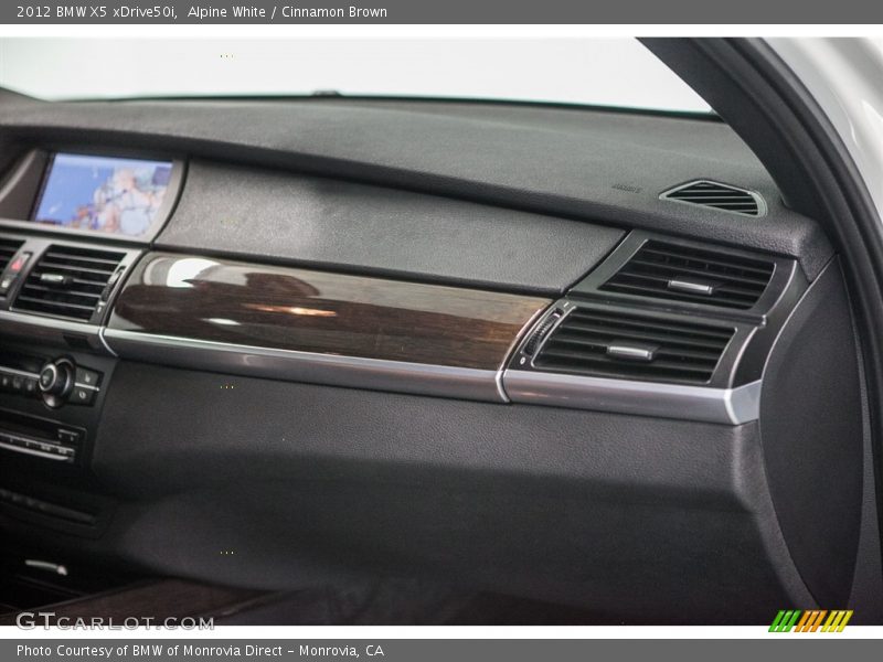 Alpine White / Cinnamon Brown 2012 BMW X5 xDrive50i