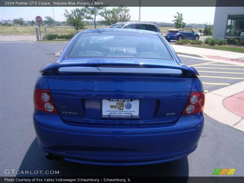 Impulse Blue Metallic / Black 2004 Pontiac GTO Coupe