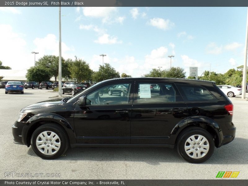 Pitch Black / Black 2015 Dodge Journey SE