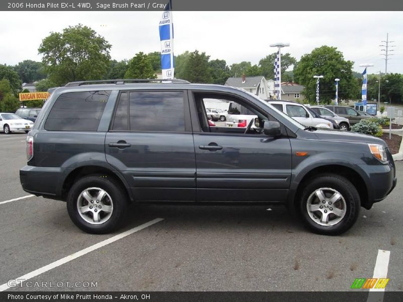 Sage Brush Pearl / Gray 2006 Honda Pilot EX-L 4WD