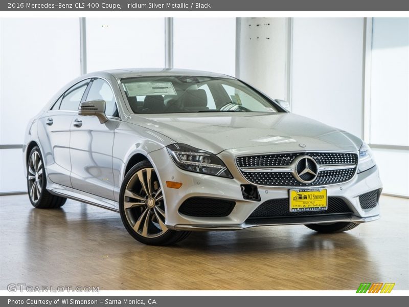 Iridium Silver Metallic / Black 2016 Mercedes-Benz CLS 400 Coupe