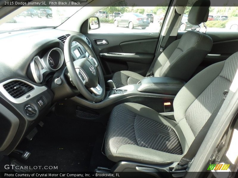 Pitch Black / Black 2015 Dodge Journey SE