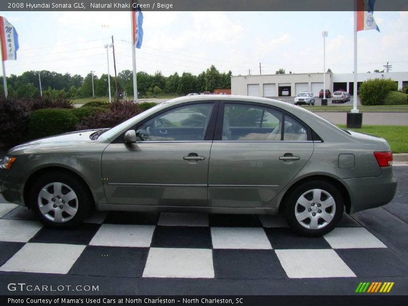 Natural Khaki Green / Beige 2008 Hyundai Sonata GLS
