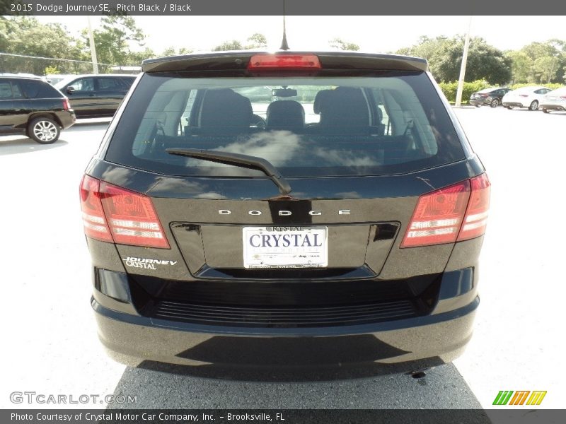Pitch Black / Black 2015 Dodge Journey SE