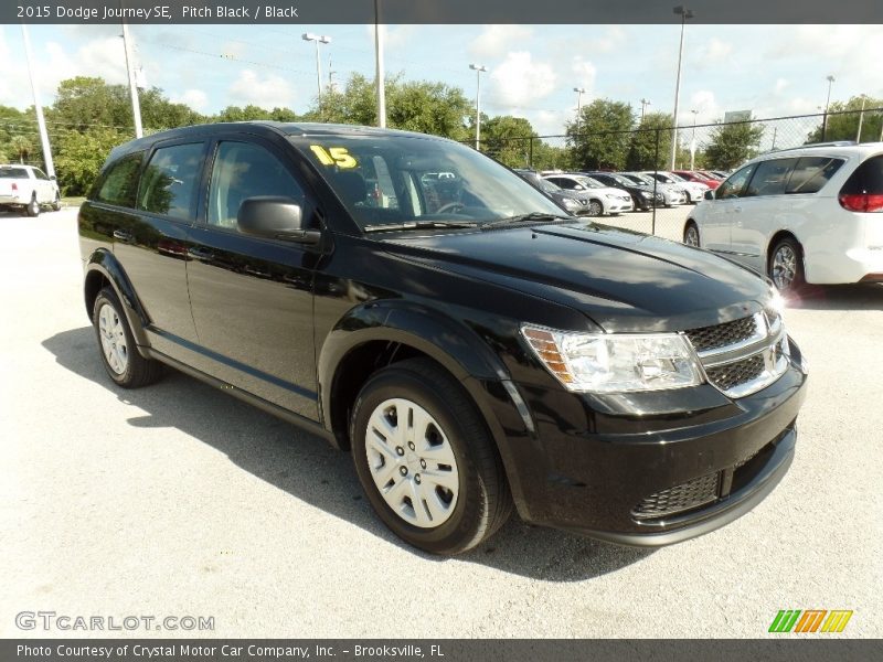 Pitch Black / Black 2015 Dodge Journey SE