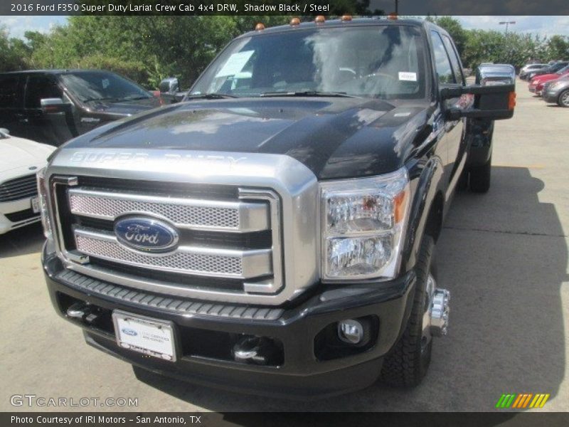 Shadow Black / Steel 2016 Ford F350 Super Duty Lariat Crew Cab 4x4 DRW