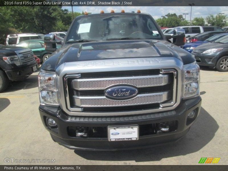 Shadow Black / Steel 2016 Ford F350 Super Duty Lariat Crew Cab 4x4 DRW