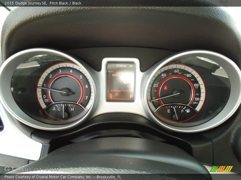 Pitch Black / Black 2015 Dodge Journey SE
