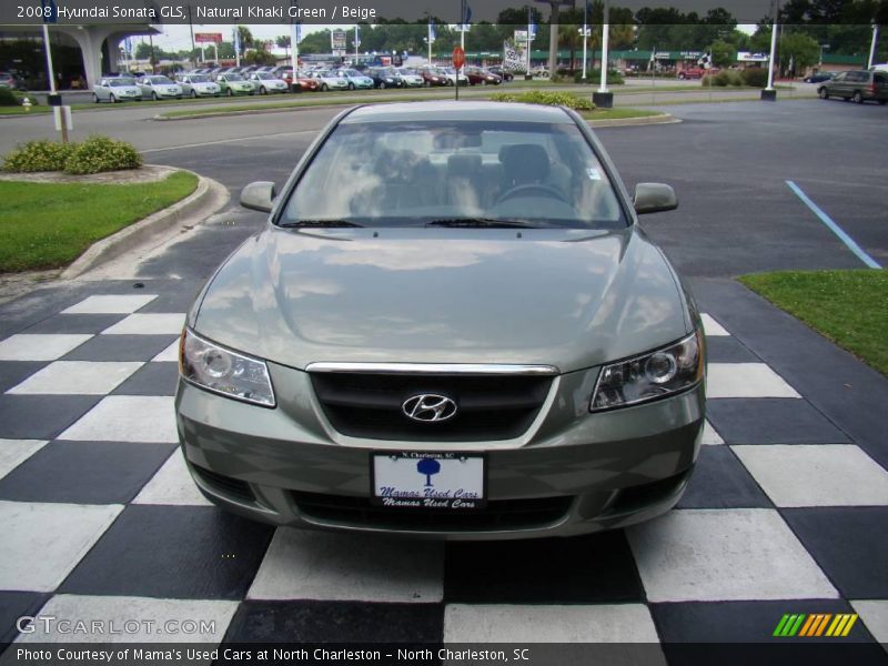 Natural Khaki Green / Beige 2008 Hyundai Sonata GLS