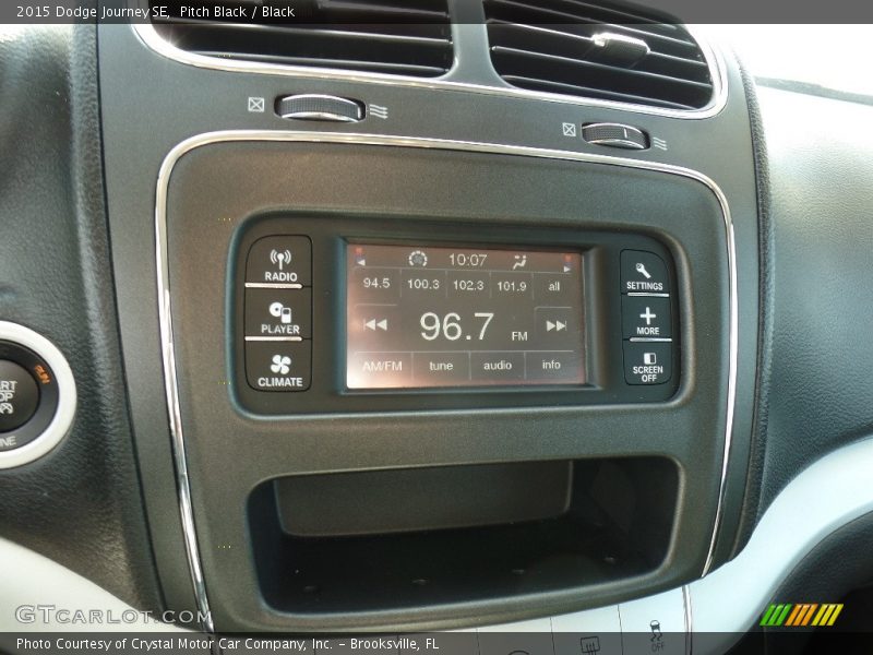 Pitch Black / Black 2015 Dodge Journey SE