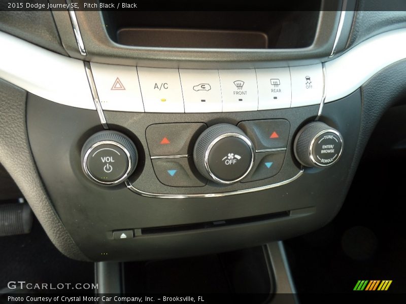 Pitch Black / Black 2015 Dodge Journey SE