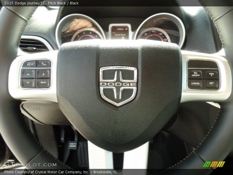 Pitch Black / Black 2015 Dodge Journey SE