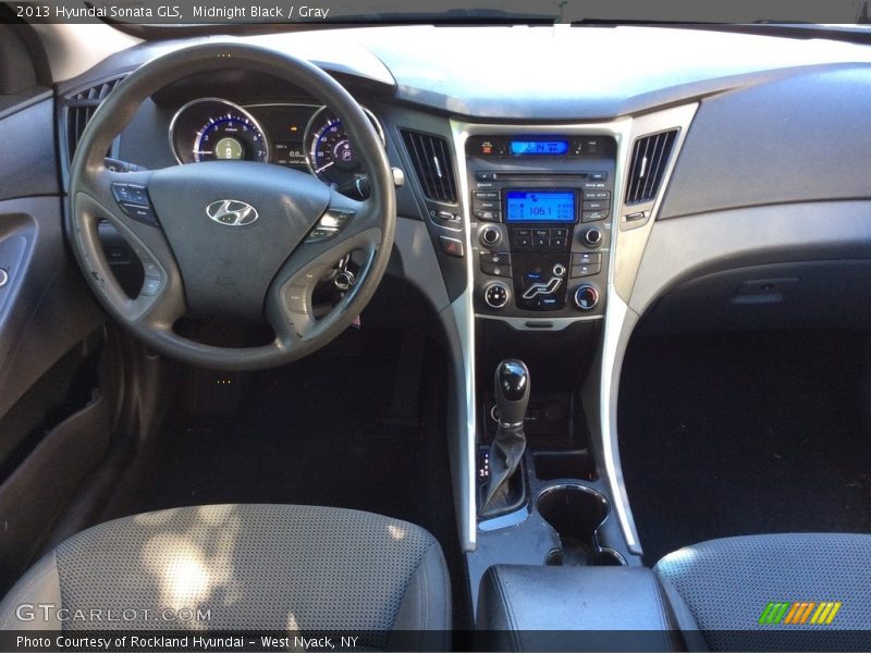 Midnight Black / Gray 2013 Hyundai Sonata GLS