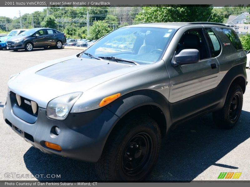 Kaiser Silver Metallic / Gray/Black 2001 Isuzu VehiCROSS