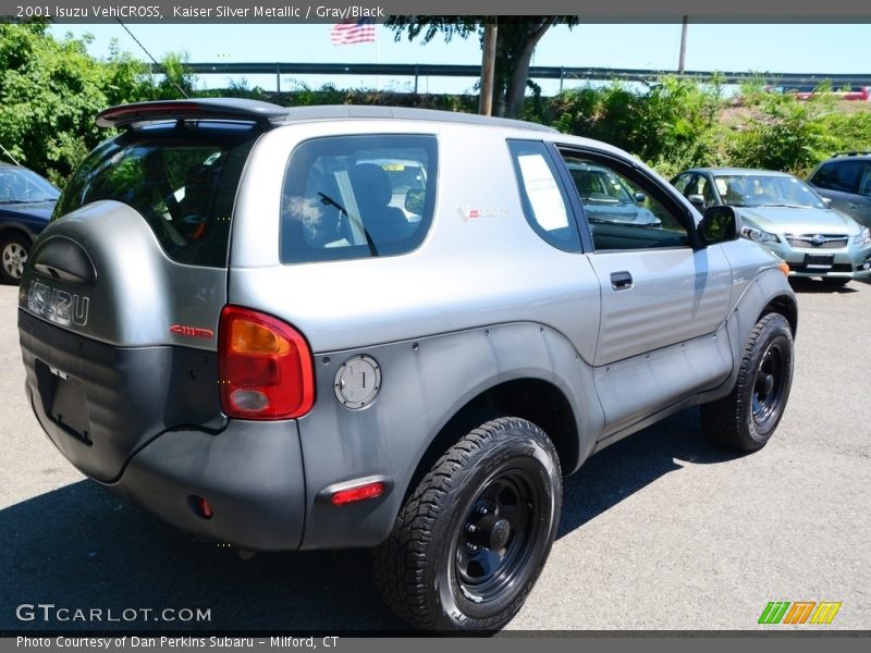 Kaiser Silver Metallic / Gray/Black 2001 Isuzu VehiCROSS