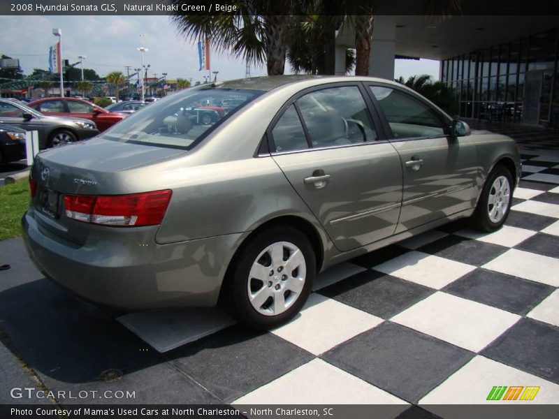 Natural Khaki Green / Beige 2008 Hyundai Sonata GLS