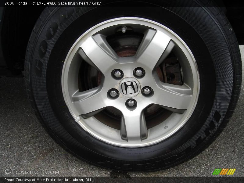 Sage Brush Pearl / Gray 2006 Honda Pilot EX-L 4WD