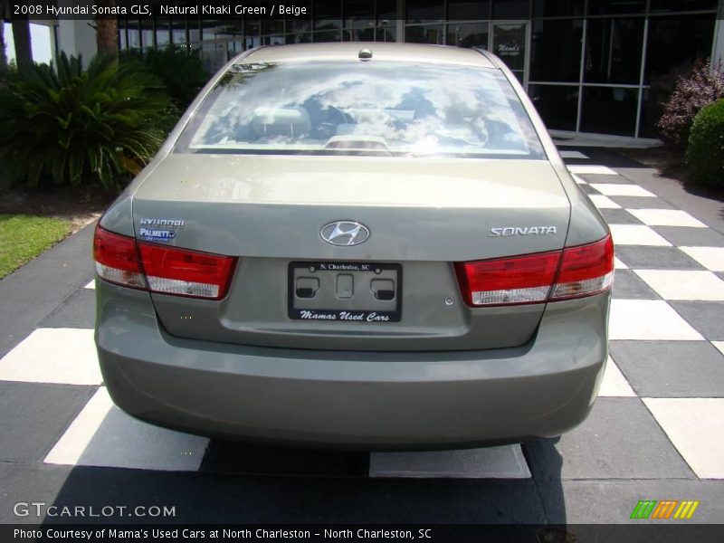 Natural Khaki Green / Beige 2008 Hyundai Sonata GLS