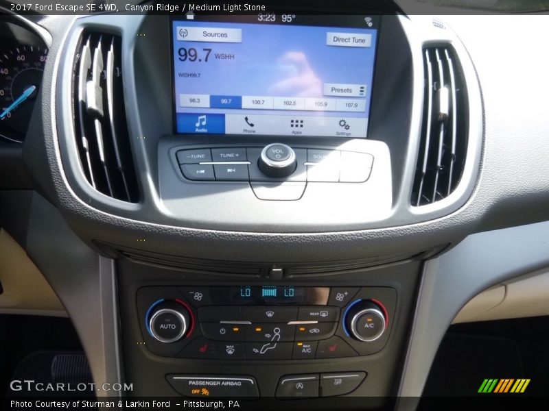 Canyon Ridge / Medium Light Stone 2017 Ford Escape SE 4WD