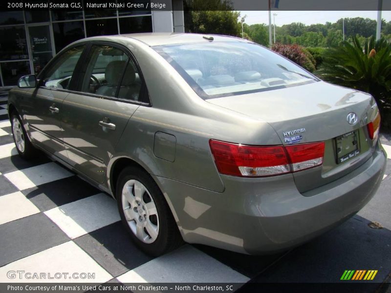 Natural Khaki Green / Beige 2008 Hyundai Sonata GLS