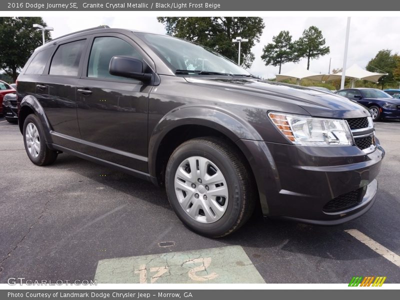 Granite Crystal Metallic / Black/Light Frost Beige 2016 Dodge Journey SE
