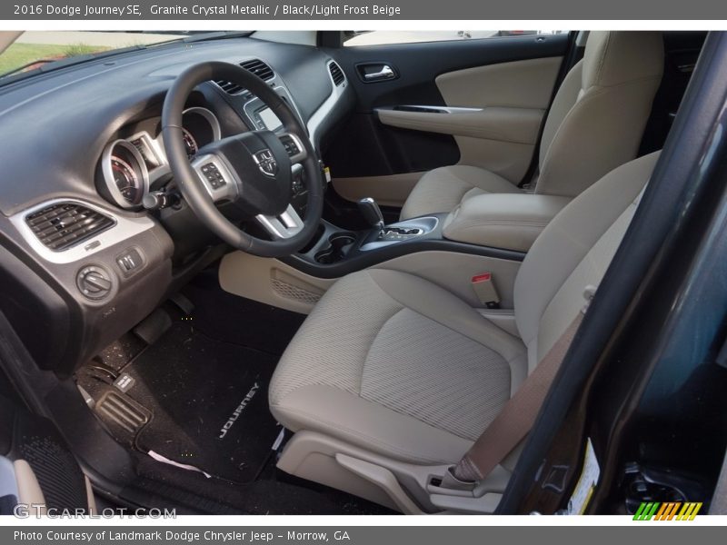 Granite Crystal Metallic / Black/Light Frost Beige 2016 Dodge Journey SE