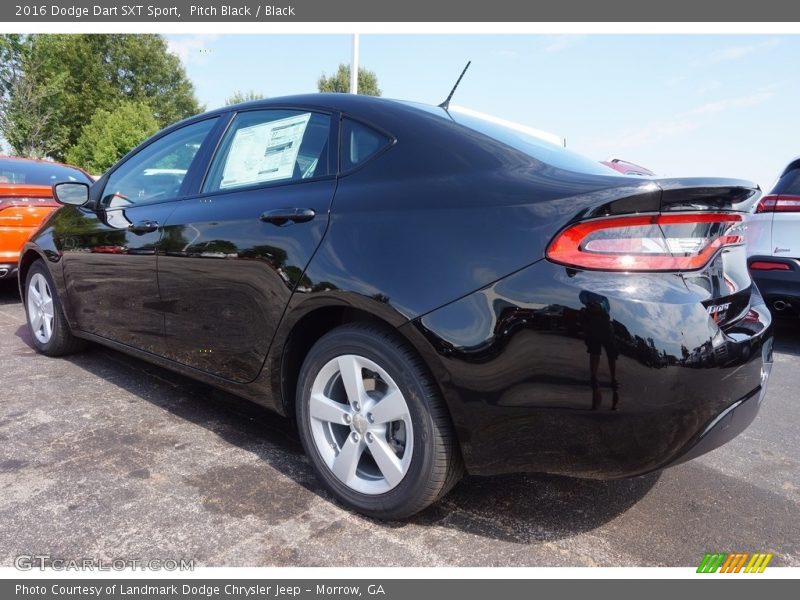 Pitch Black / Black 2016 Dodge Dart SXT Sport