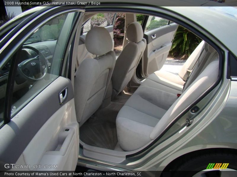 Natural Khaki Green / Beige 2008 Hyundai Sonata GLS
