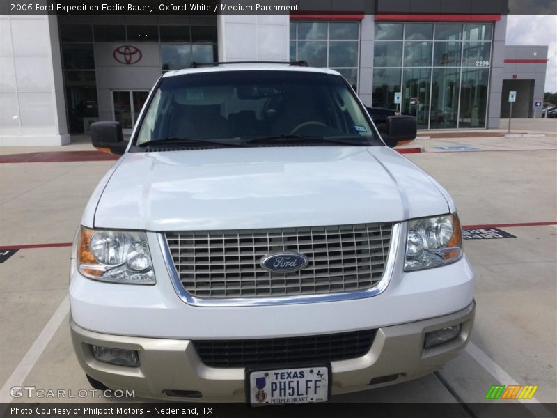 Oxford White / Medium Parchment 2006 Ford Expedition Eddie Bauer