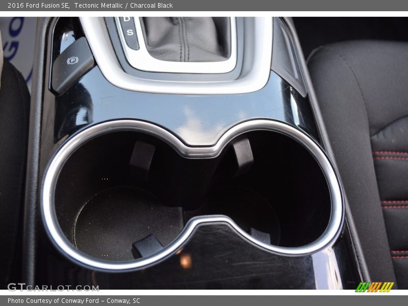 Tectonic Metallic / Charcoal Black 2016 Ford Fusion SE