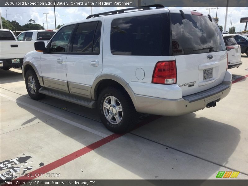 Oxford White / Medium Parchment 2006 Ford Expedition Eddie Bauer