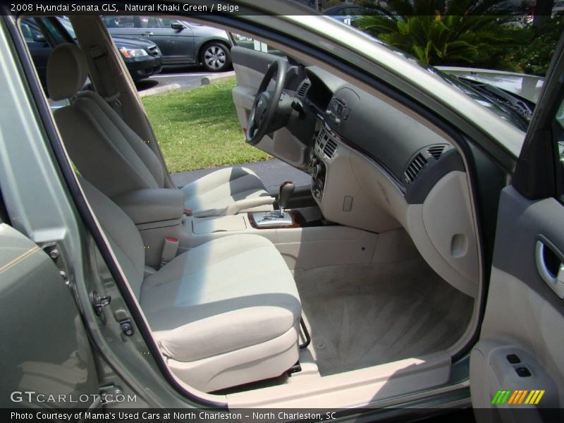 Natural Khaki Green / Beige 2008 Hyundai Sonata GLS