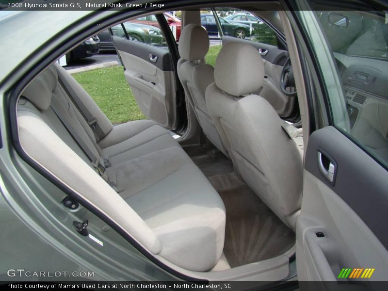 Natural Khaki Green / Beige 2008 Hyundai Sonata GLS