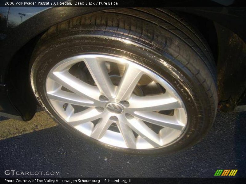 Deep Black / Pure Beige 2006 Volkswagen Passat 2.0T Sedan