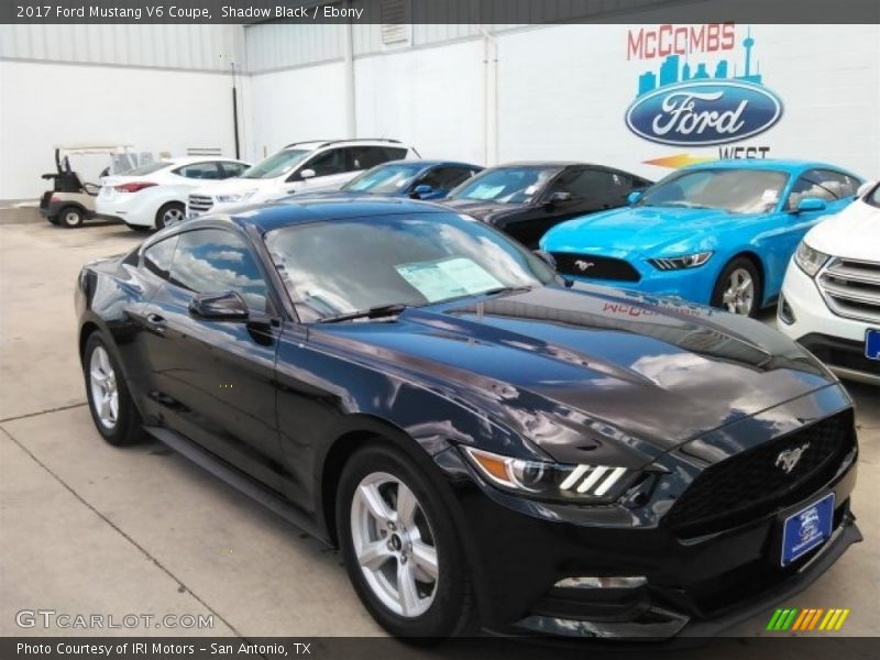 Shadow Black / Ebony 2017 Ford Mustang V6 Coupe