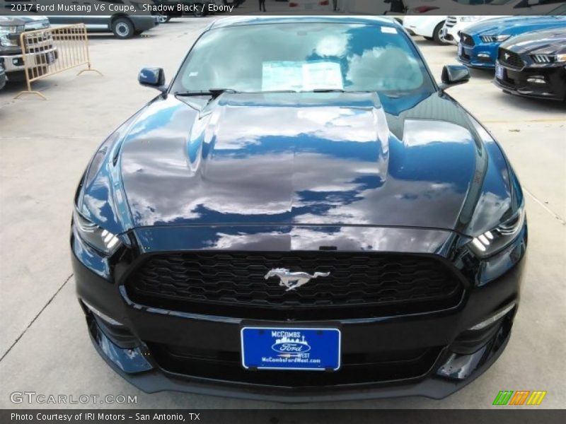 Shadow Black / Ebony 2017 Ford Mustang V6 Coupe
