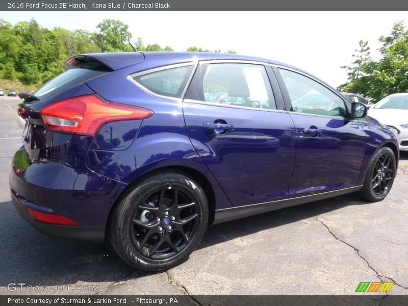 Kona Blue / Charcoal Black 2016 Ford Focus SE Hatch