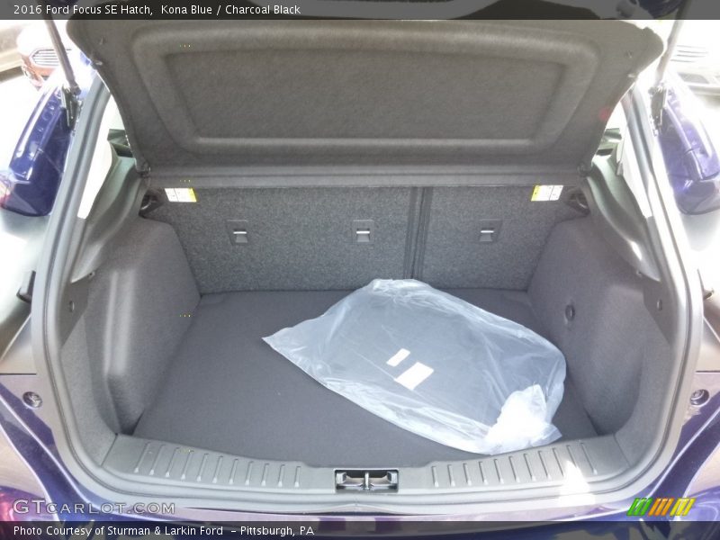Kona Blue / Charcoal Black 2016 Ford Focus SE Hatch