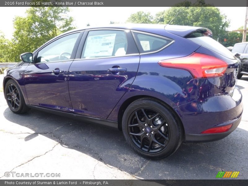 Kona Blue / Charcoal Black 2016 Ford Focus SE Hatch
