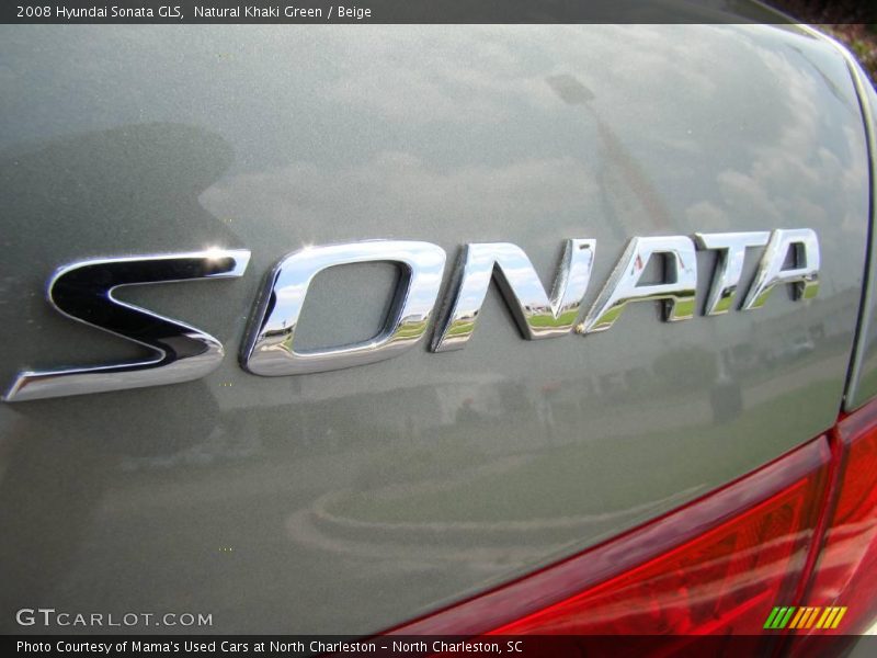 Natural Khaki Green / Beige 2008 Hyundai Sonata GLS