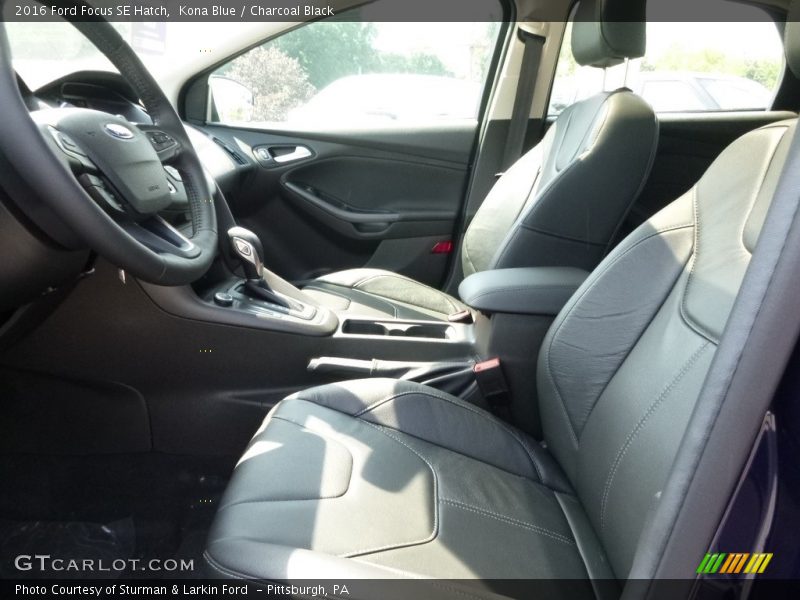 Kona Blue / Charcoal Black 2016 Ford Focus SE Hatch