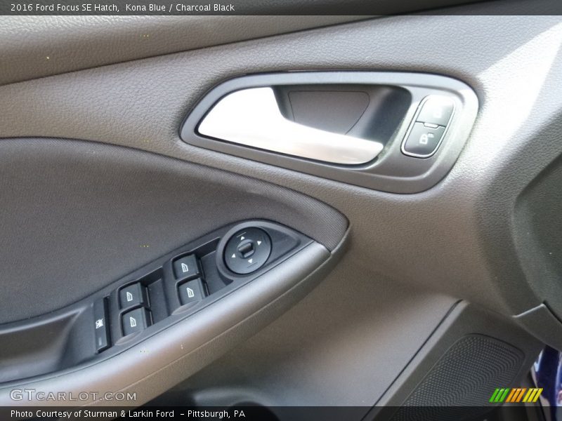 Kona Blue / Charcoal Black 2016 Ford Focus SE Hatch