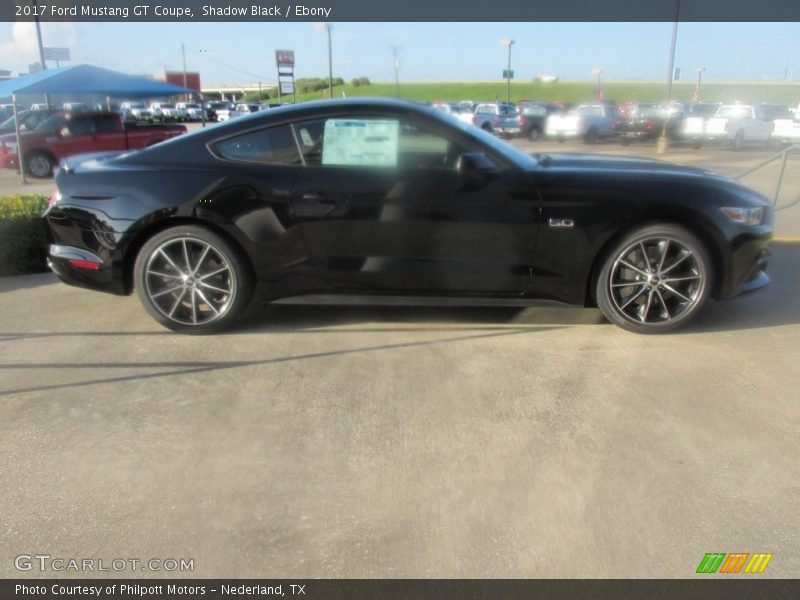 Shadow Black / Ebony 2017 Ford Mustang GT Coupe