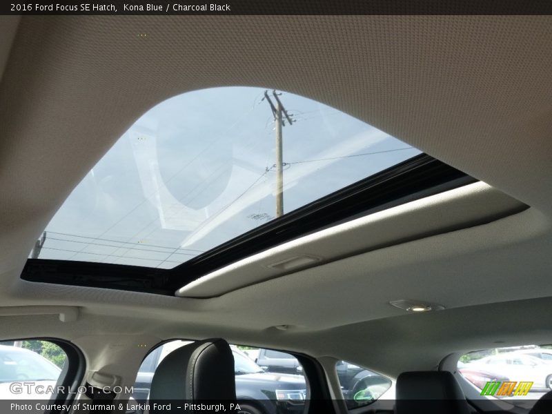 Kona Blue / Charcoal Black 2016 Ford Focus SE Hatch