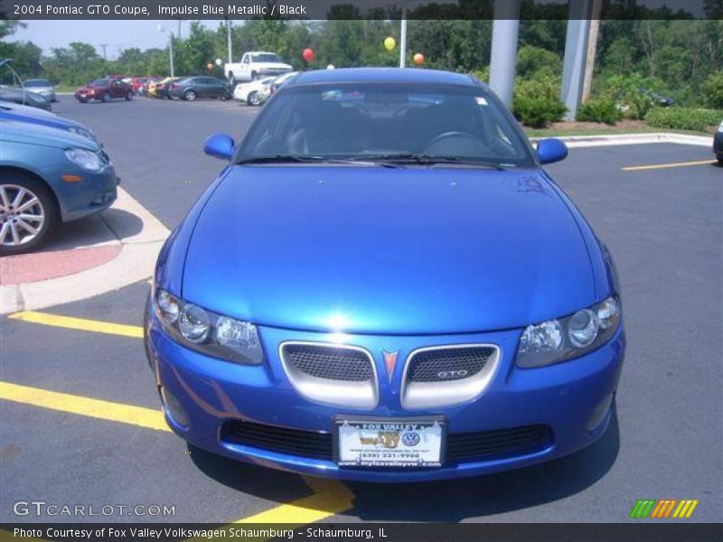 Impulse Blue Metallic / Black 2004 Pontiac GTO Coupe