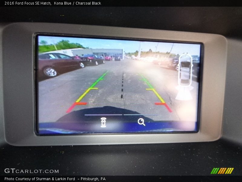 Kona Blue / Charcoal Black 2016 Ford Focus SE Hatch