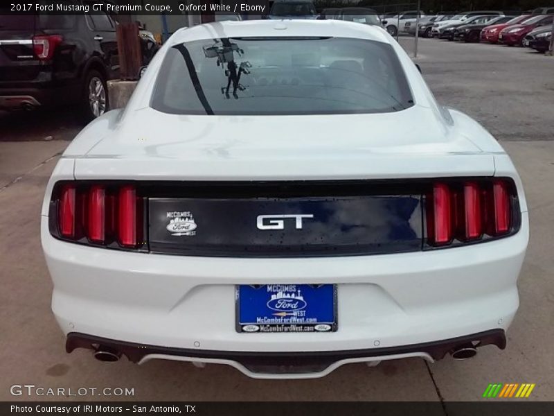 Oxford White / Ebony 2017 Ford Mustang GT Premium Coupe