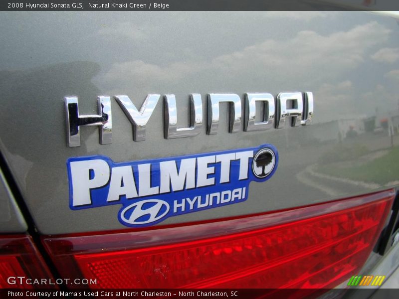 Natural Khaki Green / Beige 2008 Hyundai Sonata GLS