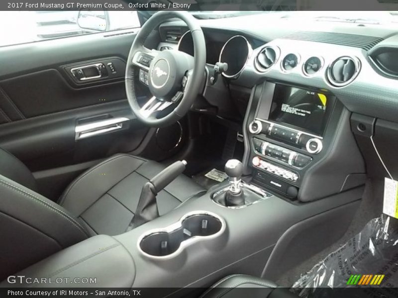 Oxford White / Ebony 2017 Ford Mustang GT Premium Coupe